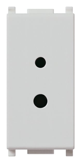 VIMAR SPA - VIW14331.SL PRESA POLARIZZATA 2P 6A 24V SELV SILVER