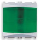 VIMAR SPA - VIW14387.V.SL Spia prismatica verde Silver