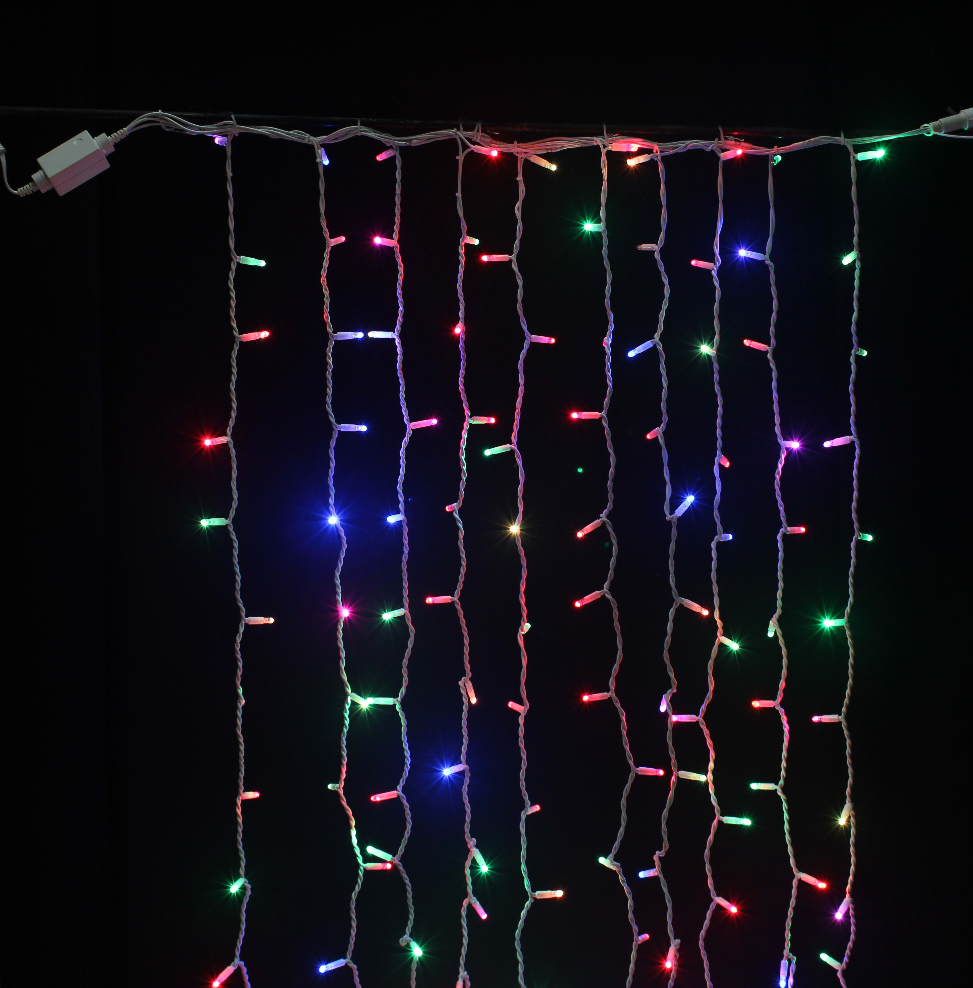 GIOCOPLAST NATALE SP - GCP14416905 TENDA LUCCIOLONA RGB 600 LED 1M X H 6
