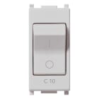 VIMAR SPA - VIW14404.10.SL INTERRUTTORE MT 1P C10 120-230V SILVER