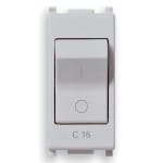 VIMAR SPA - VIW14405.16.SL INTERRUTTORE MT 1P+N C16 120-230V SILVER