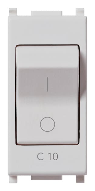 VIMAR SPA - VIW14405.10.SL INTERRUTTORE MT 1P+N C10 120-230V SILVER