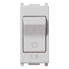 VIMAR SPA - VIW14405.10.SL INTERRUTTORE MT 1P+N C10 120-230V SILVER