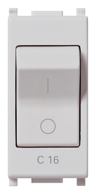 VIMAR SPA - VIW14405.16.SL INTERRUTTORE MT 1P+N C16 120-230V SILVER