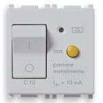 VIMAR SPA - VIW14411.10.SL INTERRUTTORE MTDIFF.1P+N C10 10MA SILVER