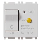 VIMAR SPA - VIW14411.16.SL INTERRUTTORE MTDIFF.1P+N C16 10MA SILVER