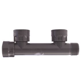 RAIN SPA - RIN145.2000000 RACCORDO PVC COLLETTORE 2 VIE C/GHIERA
