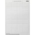 GIRA - GIR145600 FOGLIO DICITURE 46,9 X 36,9 MM