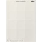 GIRA - GIR145800 FOGLIO DICITURE 62 X 62 MM
