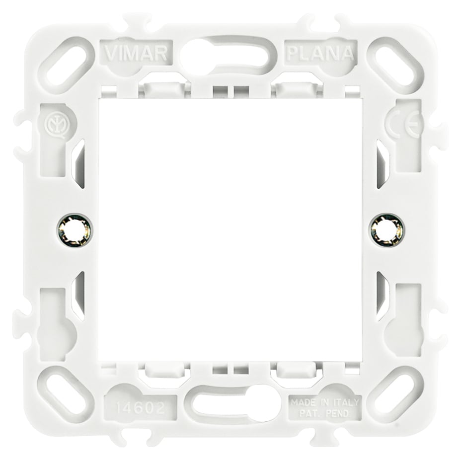 VIMAR SPA - VIW14602.G SUPPORTO 2M +GRIFFE INT71 GRIGIO