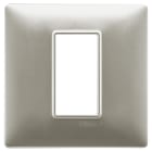 VIMAR SPA - VIW14641.21 PLACCA 1M NICHEL OPACO
