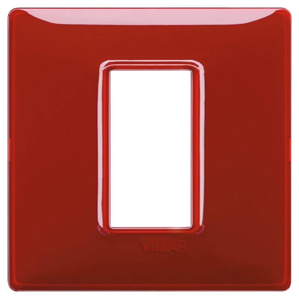 VIMAR SPA - VIW14641.51 PLACCA 1M REFLEX RUBINO