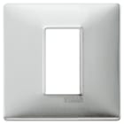VIMAR SPA - VIW14641.81 PLACCA 1M ALLUMINIO SPAZZOLATO
