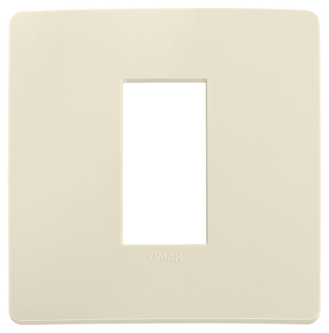 VIMAR SPA - VIW14641U.12 PLACCA PLANA UP 1M AVORIO MATT