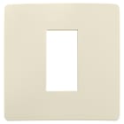 VIMAR SPA - VIW14641U.12 PLACCA PLANA UP 1M AVORIO MATT