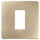 VIMAR SPA - VIW14641U.31 PLACCA PLANA UP 1M CHAMPAGNE