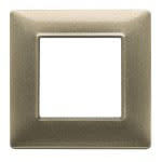 VIMAR SPA - VIW14642.70 PLACCA 2M BRONZO METALLIZZATO