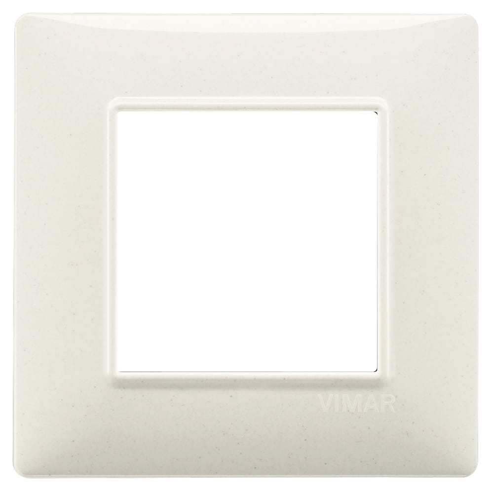 VIMAR SPA - VIW14642.06 PLACCA 2M BIANCO GRANITO