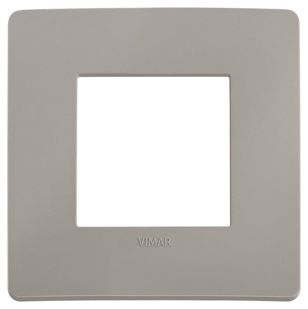 VIMAR SPA - VIW14642U.14 PLACCA PLANA UP 2M GRIGIO CEMENTO MATT
