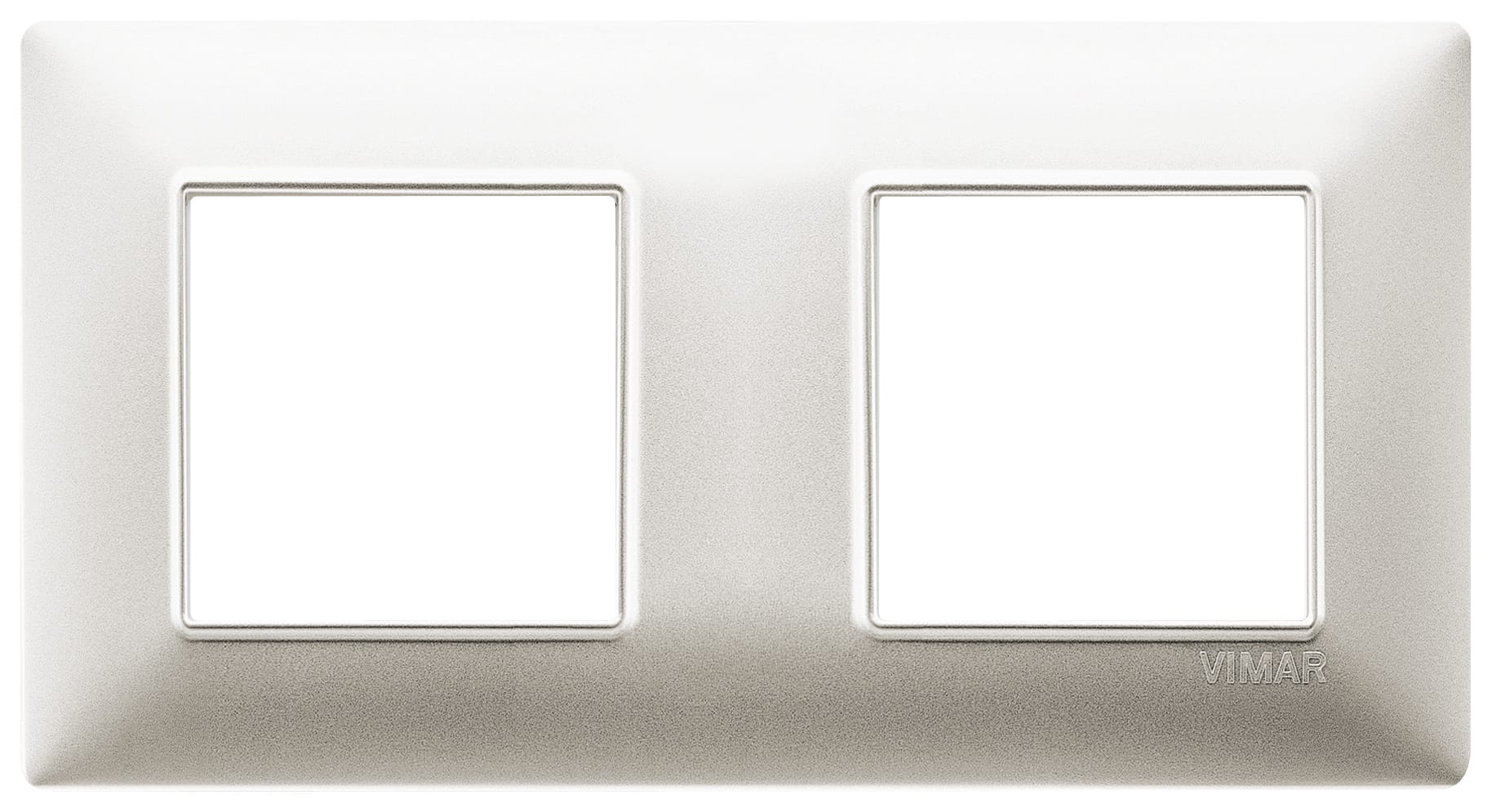 VIMAR SPA - VIW14643.21 PLACCA 4M (2+2) INT71 NICHEL OPACO