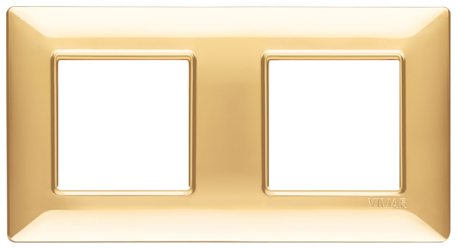 VIMAR SPA - VIW14643.24 PLACCA 4M (2+2) INT71 ORO LUCIDO