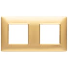 VIMAR SPA - VIW14643.25 PLACCA 4M (2+2) INT71 ORO OPACO