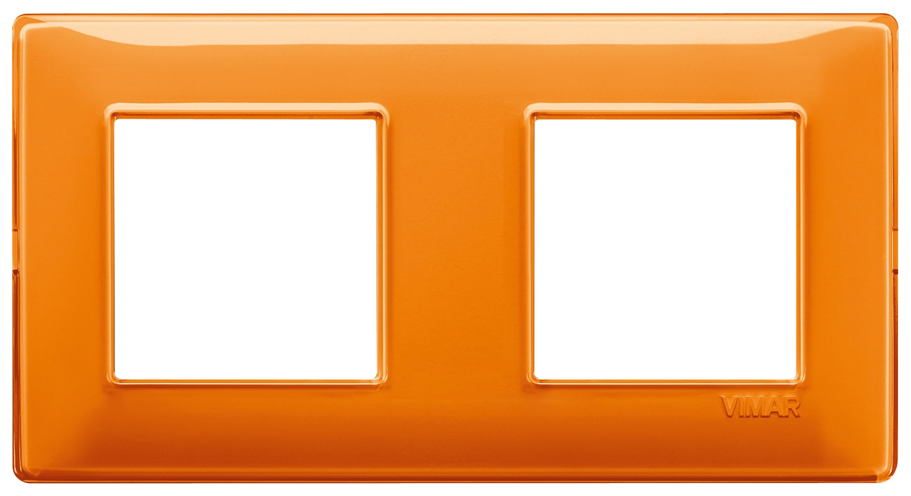 VIMAR SPA - VIW14643.48 PLACCA 4M (2+2) INT71 REFLEX ARANCIO