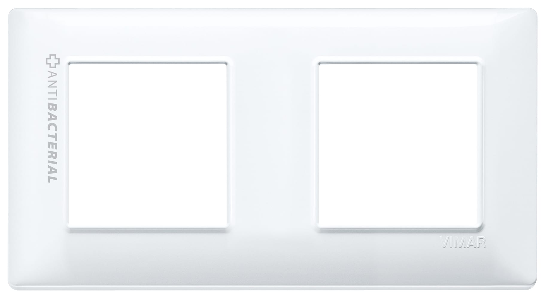 VIMAR SPA - VIW14643.AB.01 PLACCA 4M (2+2) INT71 ANTIBATTERICO