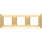 VIMAR SPA - VIW14644.24 PLACCA 6M (2+2+2) INT71 ORO LUCIDO