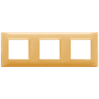 VIMAR SPA - VIW14644.43 Placca 6M (2+2+2) int71 Reflex ambra
