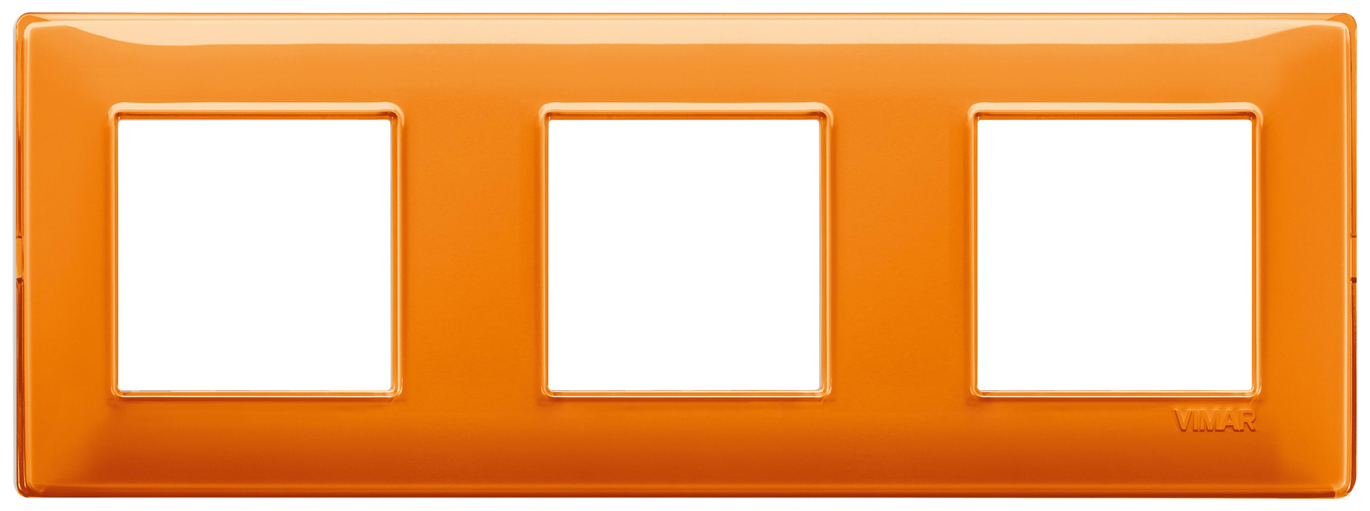 VIMAR SPA - VIW14644.48 PLACCA 6M (2+2+2) INT71 REFLEX ARANCIO