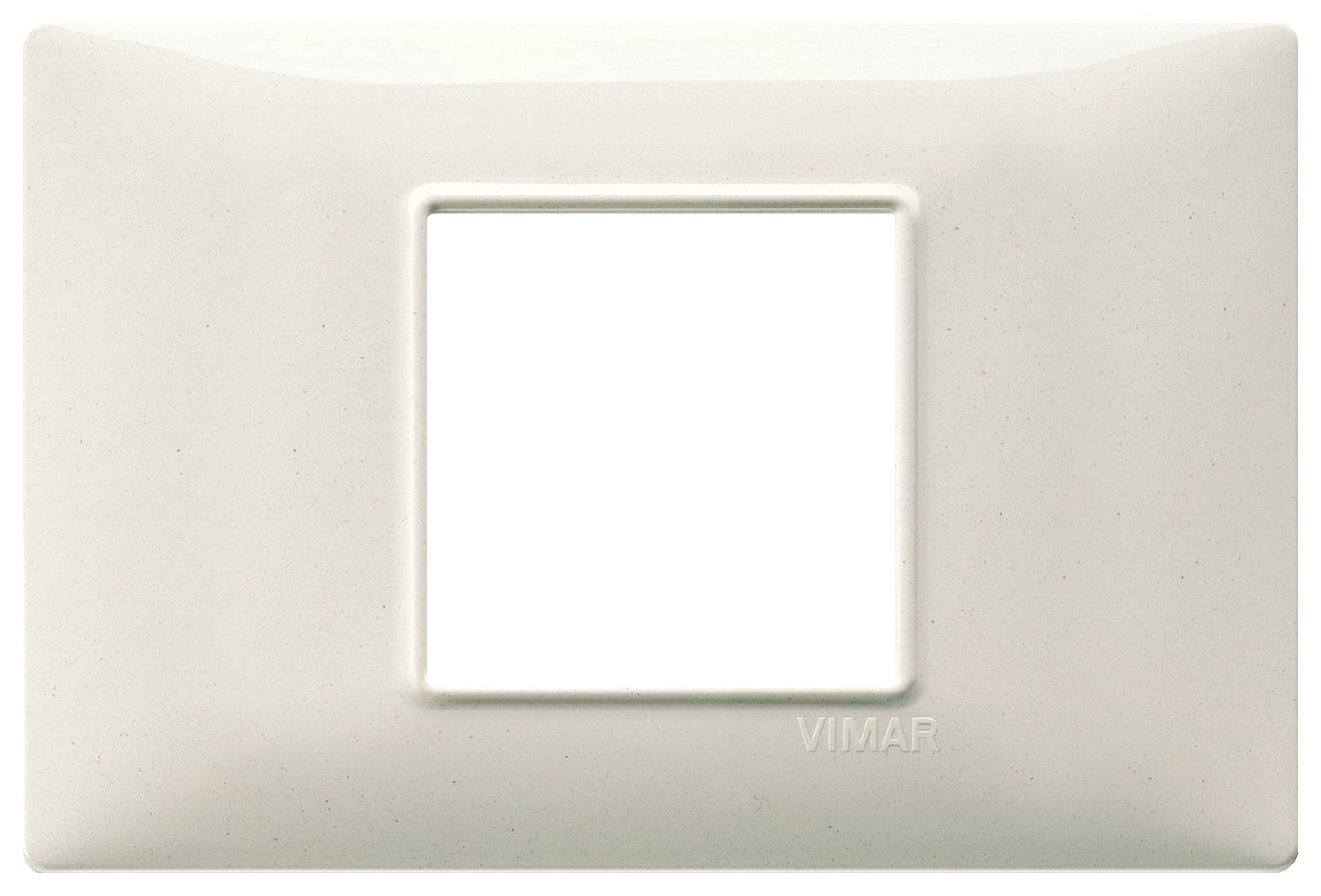 VIMAR SPA - VIW14652.06 PLACCA 2M CENTRALI BIANCO GRANITO