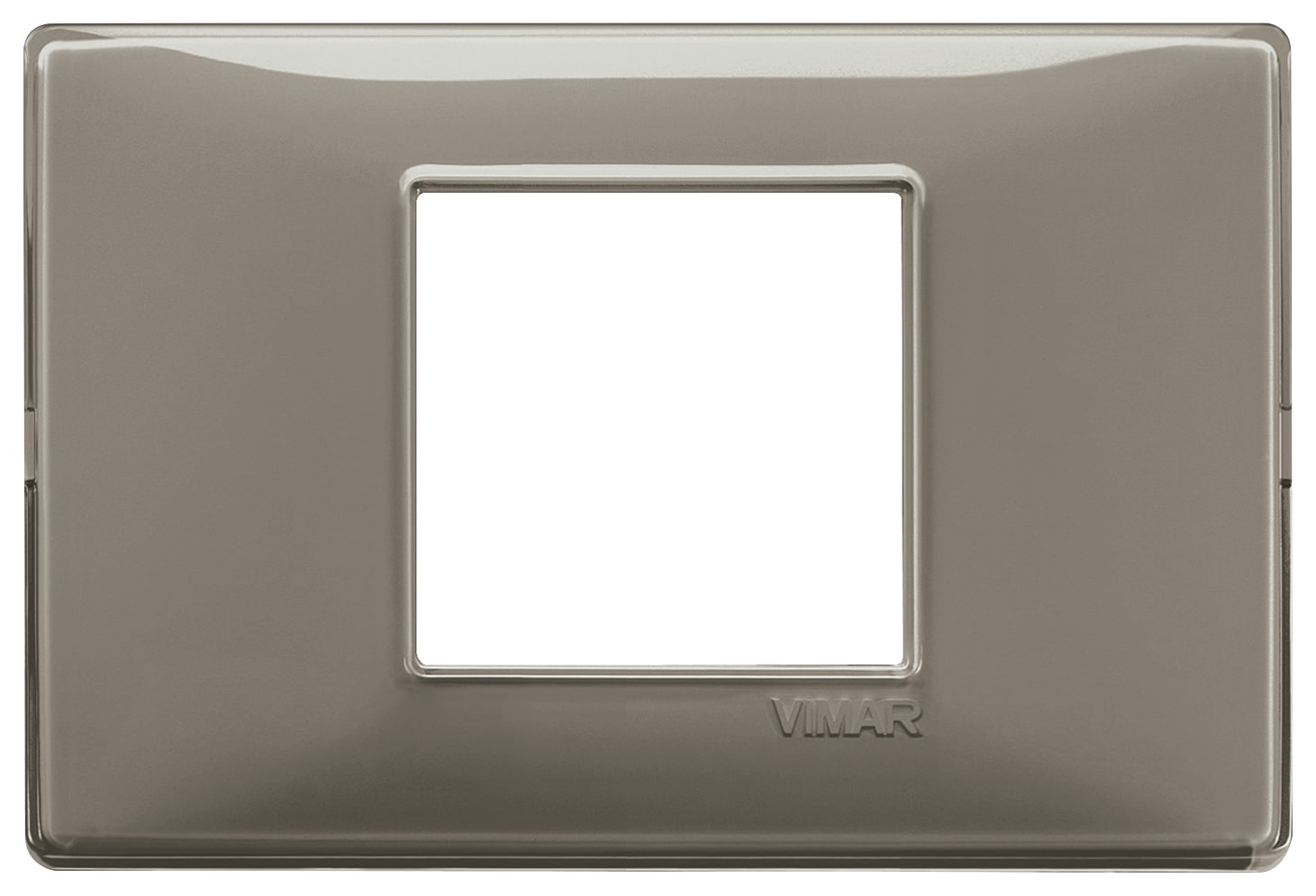 VIMAR SPA - VIW14652.40 Placca 2M centrali Reflex cenere