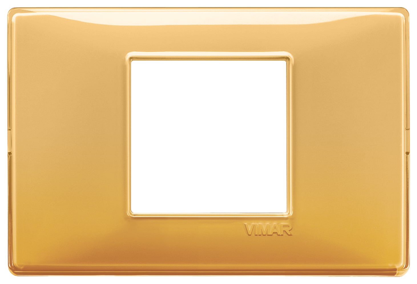 VIMAR SPA - VIW14652.43 PLACCA 2M CENTRALI REFLEX AMBRA