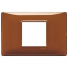 VIMAR SPA - VIW14652.49 PLACCA 2M CENTRALI REFLEX TABACCO