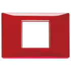 VIMAR SPA - VIW14652.51 Placca 2M centrali Reflex rubino