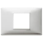 VIMAR SPA - VIW14652.81 PLACCA 2M CENTRALI ALLUMINIO SPAZZOLATO