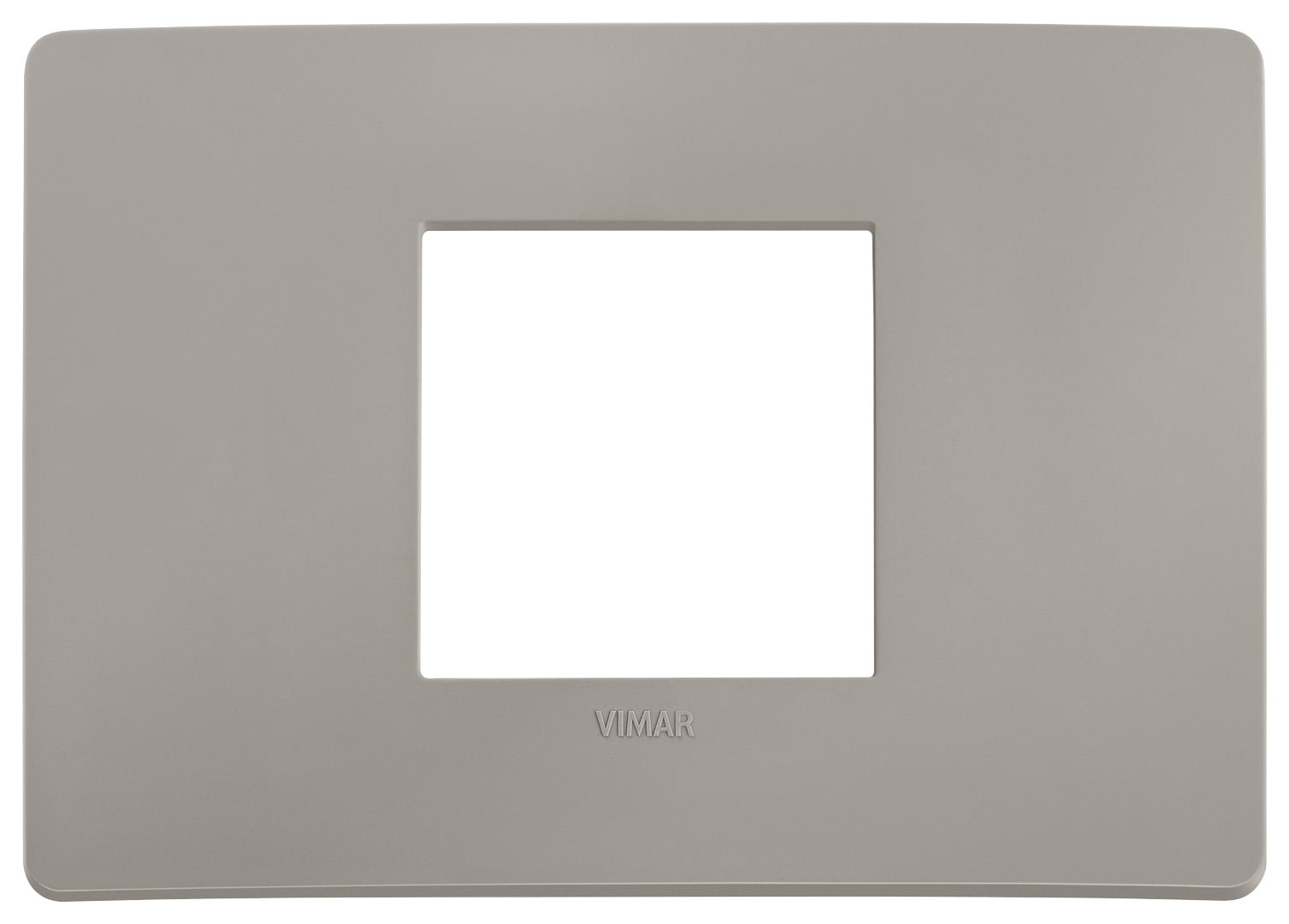 VIMAR SPA - VIW14652U.14 PLACCA PLANA UP 2M CENTR. GR.CEM.MATT