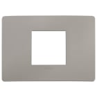 VIMAR SPA - VIW14652U.14 PLACCA PLANA UP 2M CENTR. GR.CEM.MATT