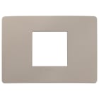 VIMAR SPA - VIW14652U.15 Placca Plana Up 2M centrali tortora matt