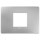 VIMAR SPA - VIW14652U.32 PLACCA PLANA UP 2M CENTR. ARGENTO