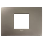 VIMAR SPA - VIW14652U.33 Placca Plana Up 2M centrali titanio