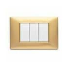 VIMAR SPA - VIW14653.25 Placca 3M oro opaco