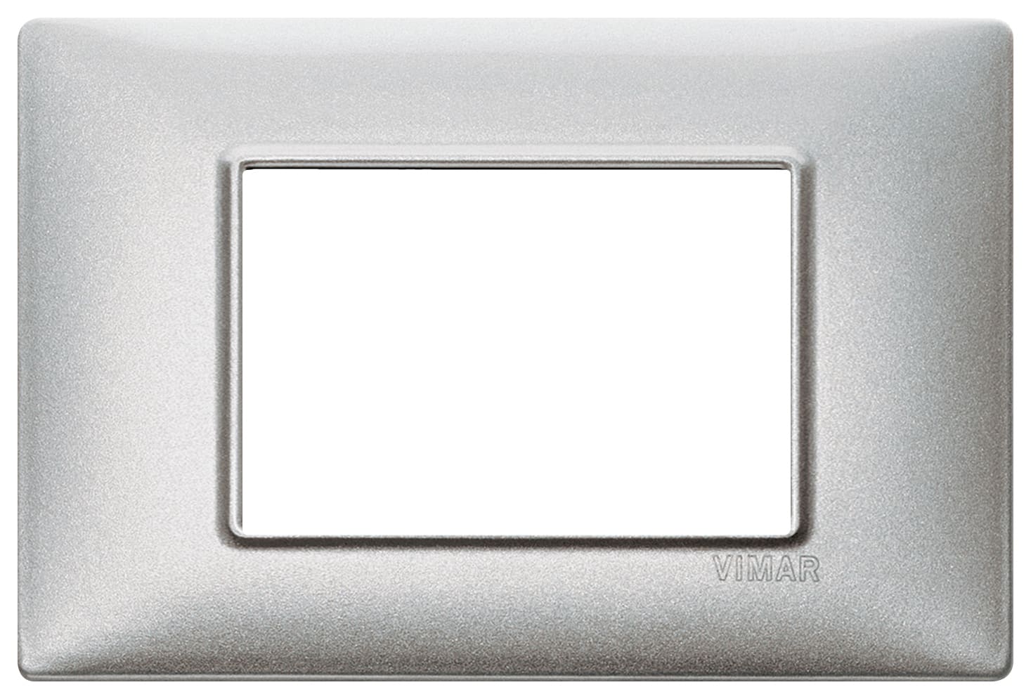 VIMAR SPA - VIW14653.27 PLACCA 3M TECNOPOLIMERO SILVER