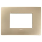 VIMAR SPA - VIW14653U.31 PLACCA PLANA UP 3M CHAMPAGNE