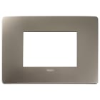 VIMAR SPA - VIW14653U.33 PLACCA PLANA UP 3M TITANIO