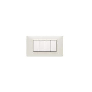 VIMAR SPA - VIW14654.02 PLACCA 4M AVORIO