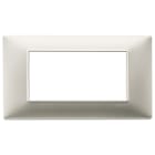 VIMAR SPA - VIW14654.21 PLACCA 4M NICHEL OPACO