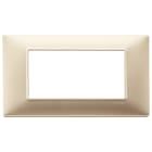VIMAR SPA - VIW14654.22 PLACCA 4M CHAMPAGNE OPACO