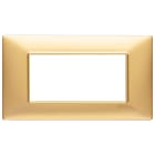 VIMAR SPA - VIW14654.25 PLACCA 4M ORO OPACO
